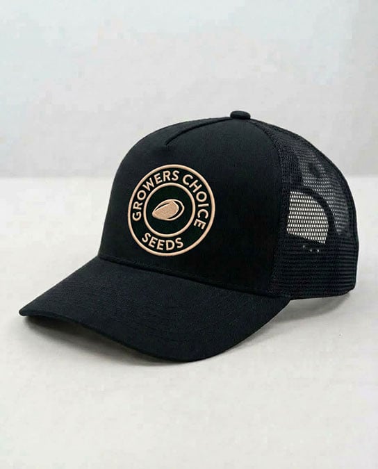 Buy Growers Choice 2026 Black Embroidered Trucker Cap