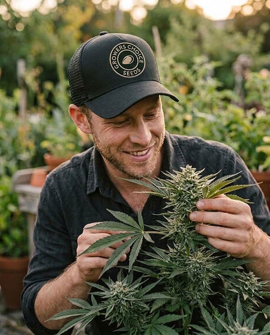 Buy Growers Choice 2026 Black Embroidered Trucker Cap