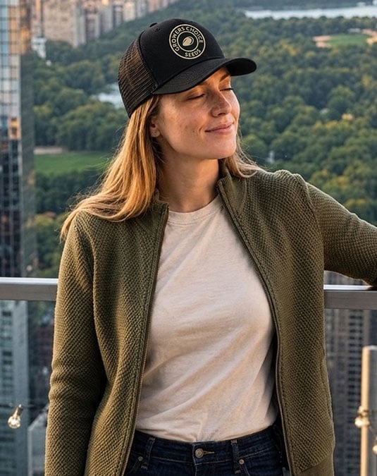 Buy Growers Choice 2026 Black Embroidered Trucker Cap