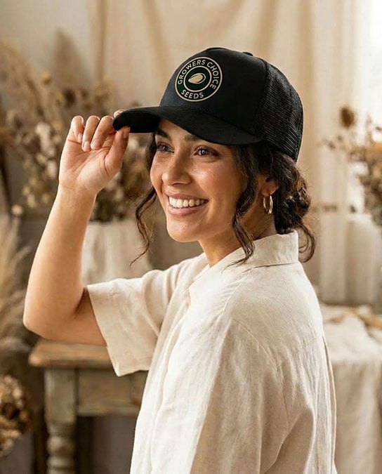 Buy Growers Choice 2026 Black Embroidered Trucker Cap